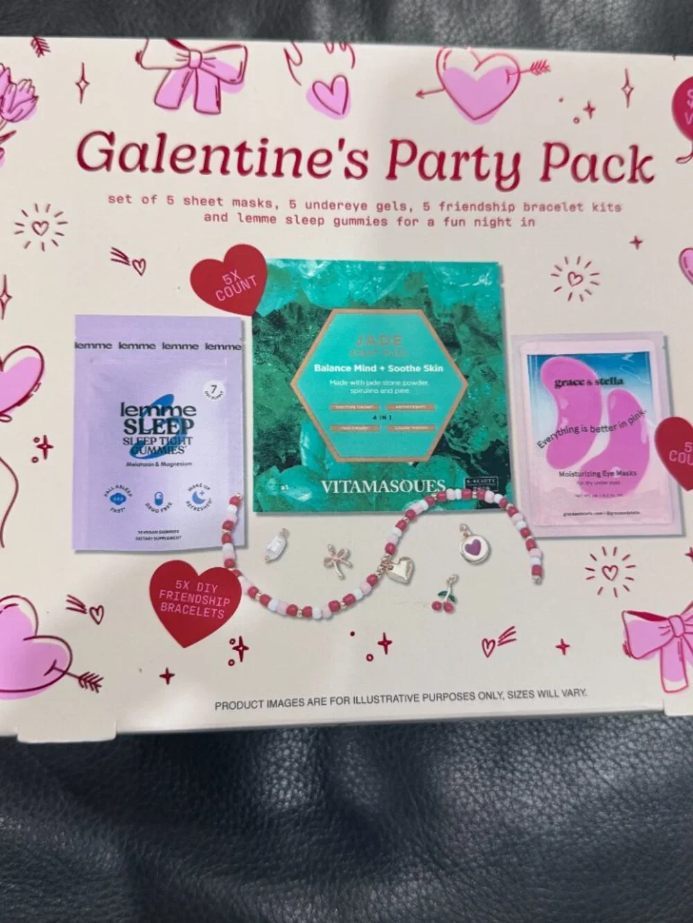 NIB Girlfriend Night In Galentine Party Pack Skincare Tallow Balm Bundle